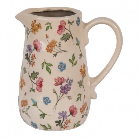 Dzbanek w Stylu Prowansalskim z Kwiatami A Clayre & Eef