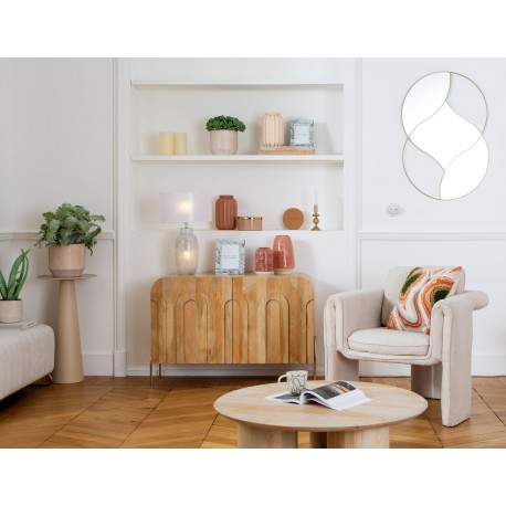 Komoda z Drewna Mango i Metalu Baliani