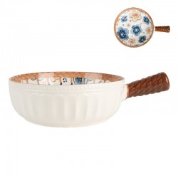 Ceramiczna Miska w Kwiatki Clayre & Eef