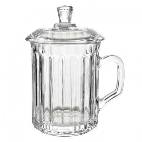 Szklany Kubek z Pokrywką Clayre & Eef