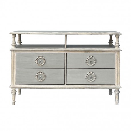 Komoda w Stylu Francuskim Blanc Mariclo