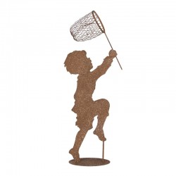 Metalowa Dekoracja Wysoka Chłopiec 88 cm Clayre & Eef