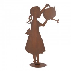 Metalowa Dekoracja Wysoka Dziewczynka 62 cm Clayre & Eef