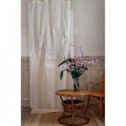Zasłona w Stylu Francuskim Kremowa B Blanc Mariclò