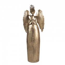 Duża Figura Anioła Metalowa B Clayre & Eef