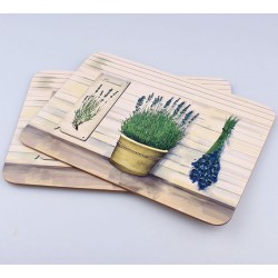 Podkładki Korkowe Lawenda