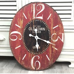 Retro Zegar Owalny 3