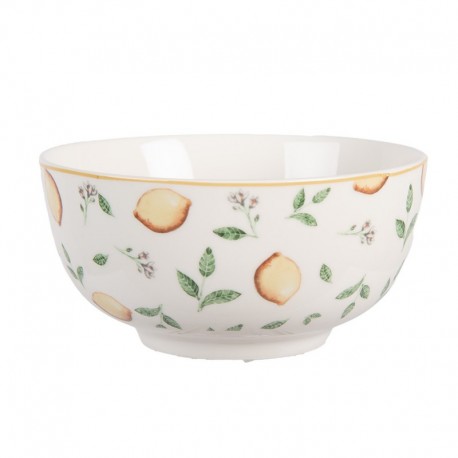 Porcelanowa Miska w Cytryny 500 ml Clayre & Eef