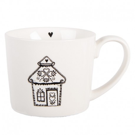 Porcelanowy Kubek z Pierniczkiem Clayre & Eef