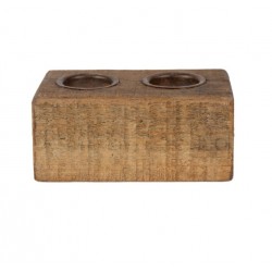 Świecznik Belldeco Wood Old Teak 1