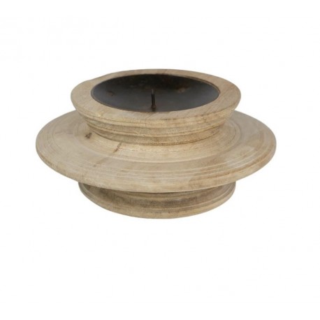 Świecznik Belldeco Wood Old Teak XS