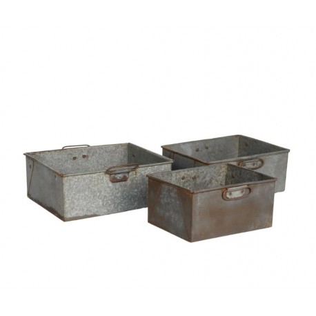 Metalowe Pojemniki Belldeco Garden Green 3 szt.