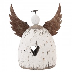 Dekoracja Rustykalna Anioł Drewniany J Clayre & Eef