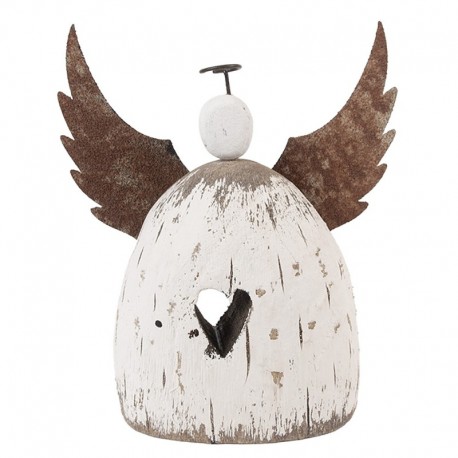 Dekoracja Rustykalna Anioł Drewniany J Clayre & Eef
