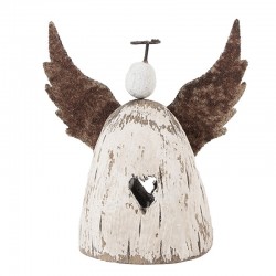 Dekoracja Rustykalna Anioł Drewniany L Clayre & Eef