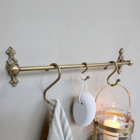 Wieszaczek Haczyk Kształt S Chic Antique Czarny C