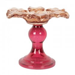 Szklany Świecznik Na Tealight Kolorowy A Clayre & Eef