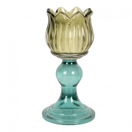 Szklany Świecznik Na Tealight Kolorowy C Clayre & Eef