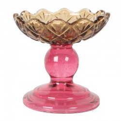 Szklany Świecznik Na Tealight Kolorowy F Clayre & Eef