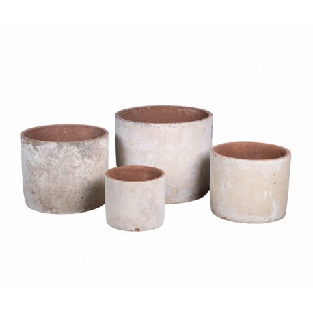 Donice Belldeco Garden Old Antic White 1 kpl. 4 szt.