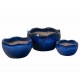 Donice/Misy Belldeco Garden Cobalt kpl. 3 szt.