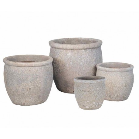 Donica Belldeco Garden Old White Pękata kpl. 4 szt.