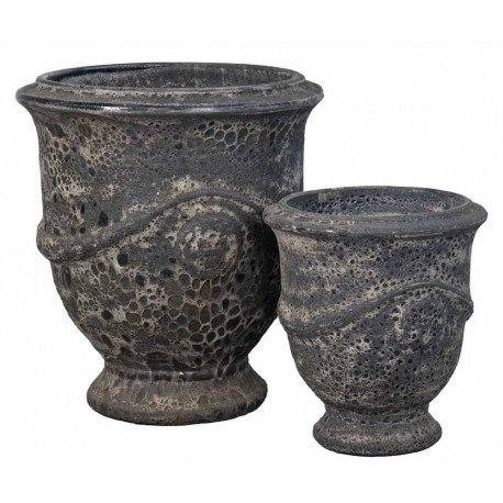 Donica/Puchar Belldeco Garden Old Black kpl. 2 szt.