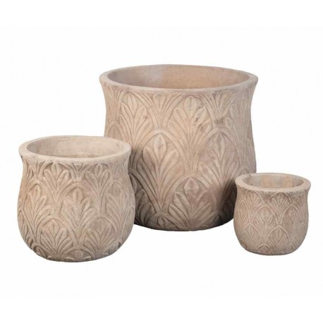 Donica Belldeco Garden Old Wzory Antique kpl. 3 szt.