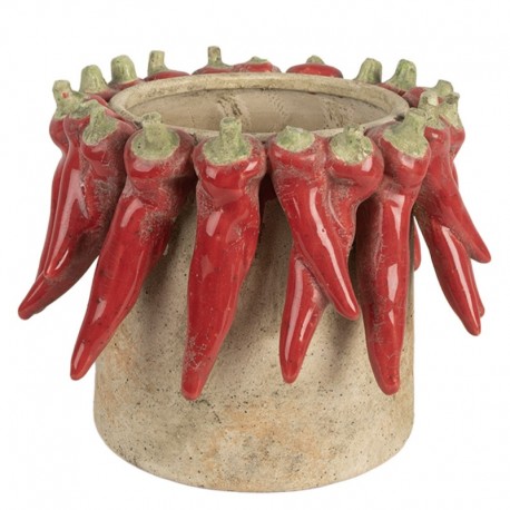 Osłonka Na Doniczkę z Papryczkami B Clayre & Eef