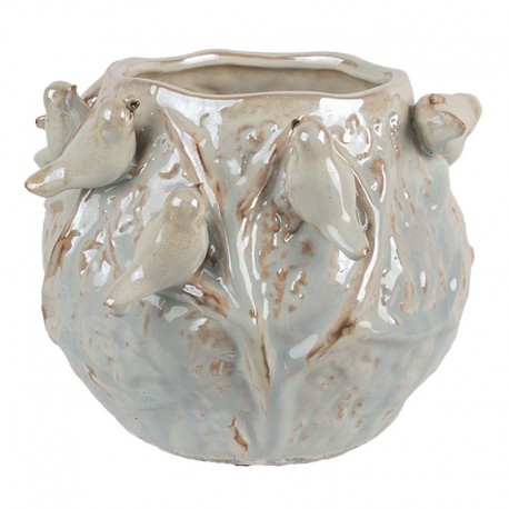 Osłonka Na Doniczkę z Ptaszkami B Clayre & Eef