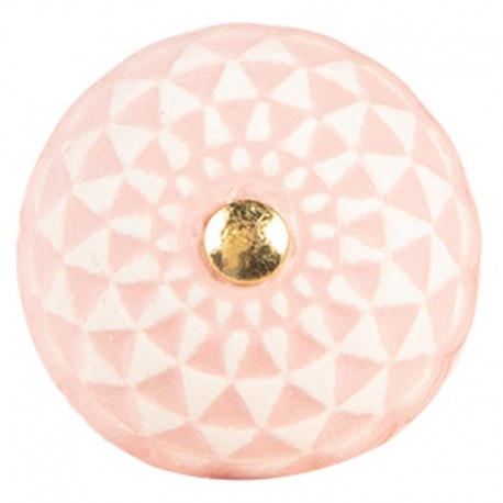 Ceramiczna Gałka Meblowa Różowa Clayre & Eef