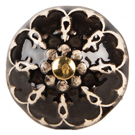 Ceramiczna Gałka Meblowa we Wzorki G Clayre & Eef