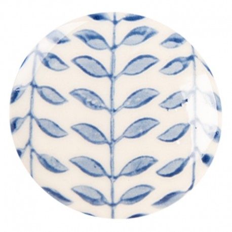 Ceramiczna Gałka Meblowa w Listki B Clayre & Eef