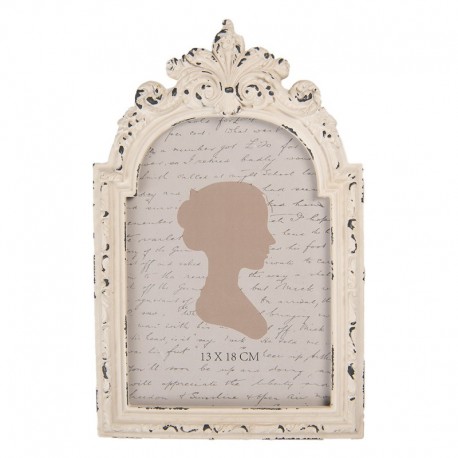Ramka w Stylu Prowansalskim Kremowa D Clayre & Eef
