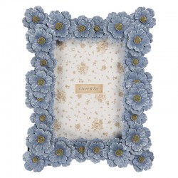Ramka Na Zdjęcie Niebieskie Kwiaty B Clayre & Eef