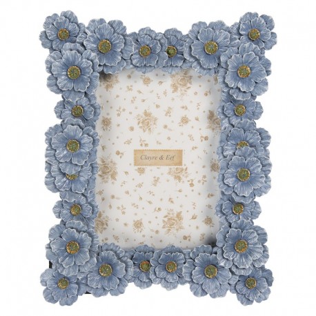 Ramka Na Zdjęcie Niebieskie Kwiaty B Clayre & Eef