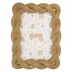 Złota Ramka na Zdjęcie Lina B Clayre & Eef