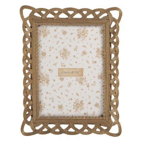 Złota Ramka Na Zdjęcie R Clayre & Eef