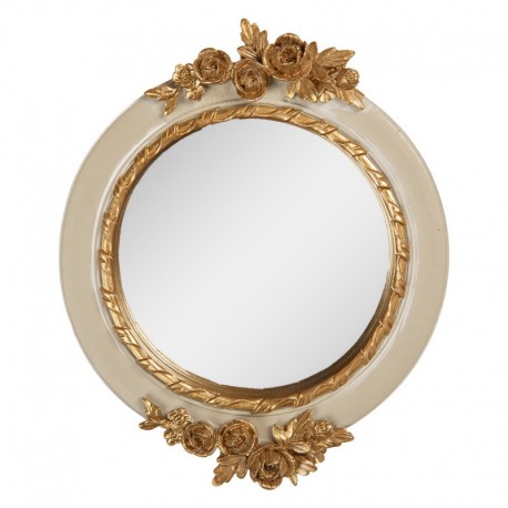 Lusterko Ścienne Prowansalskie Okrągłe B Clayre & Eef