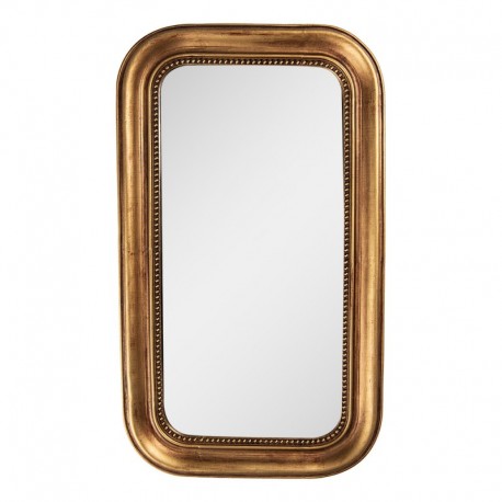 Prostokątne Lustro w Złotej Ramie Clayre & Eef