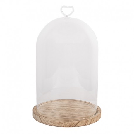 Tacka Ze Szklanym Kloszem Serce A Clayre & Eef