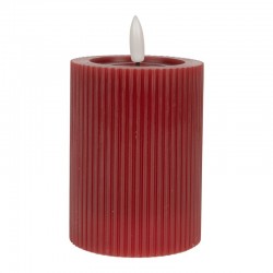 Świeca LED Czerwona z Wosku Clayre & Eef
