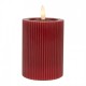 Świeca LED Czerwona z Wosku Clayre & Eef