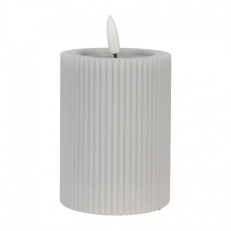 Świeca LED Szara z Wosku Clayre & Eef
