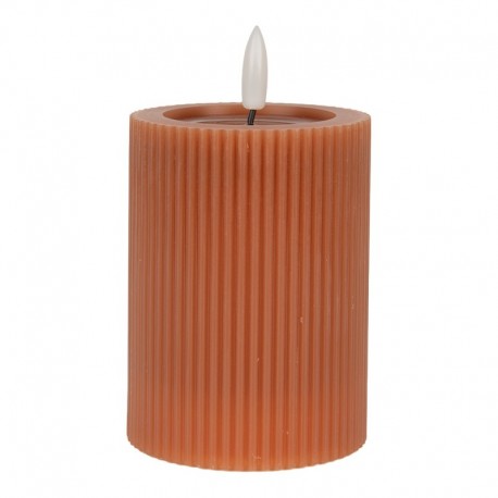 Świeca LED Brązowa z Wosku Clayre & Eef