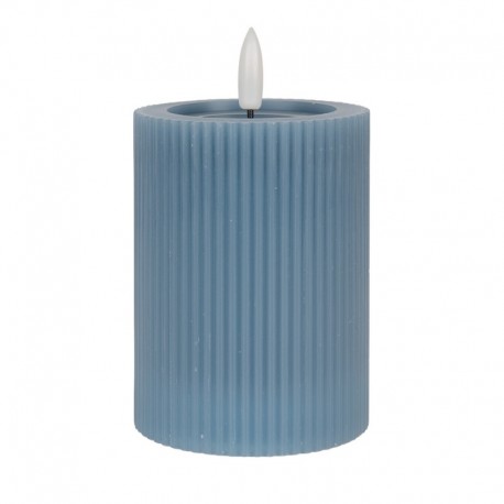 Świeca LED Niebieska z Wosku Clayre & Eef