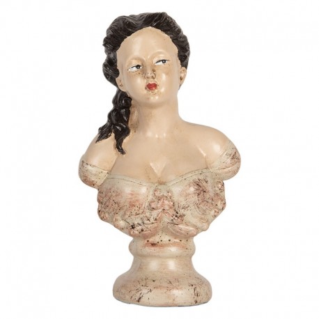 Dekoracja Vintage Popiersie Kobiety A Clayre & Eef