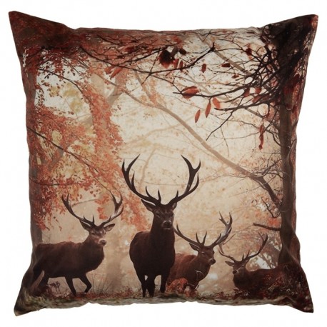 Poszewka Dekoracyjna z Jeleniami B Clayre & Eef