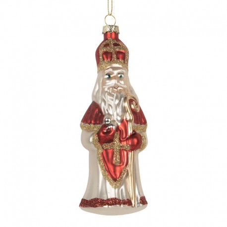 Szklana Bombka Mikołaj Clayre & Eef