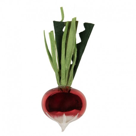 Szklana Bombka Rzodkiewka Clayre & Eef